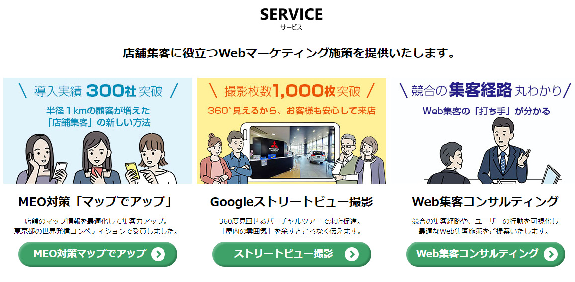 MEO対策、360株式会社