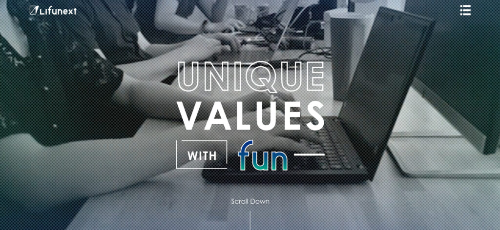 Web広告会社/代理店Lifunextのファーストビュー