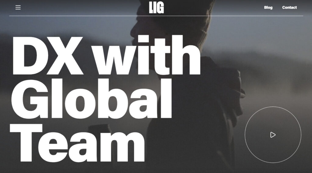 LP制作会社の費用相場_LIGのファーストビュー