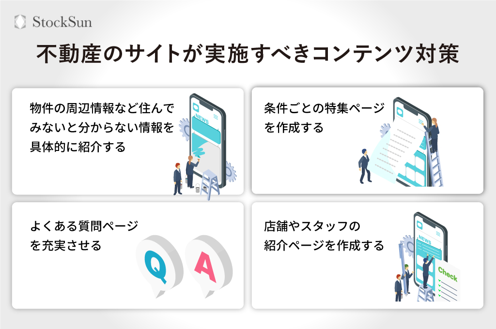 不動産のサイトが実施すべきコンテンツ対策