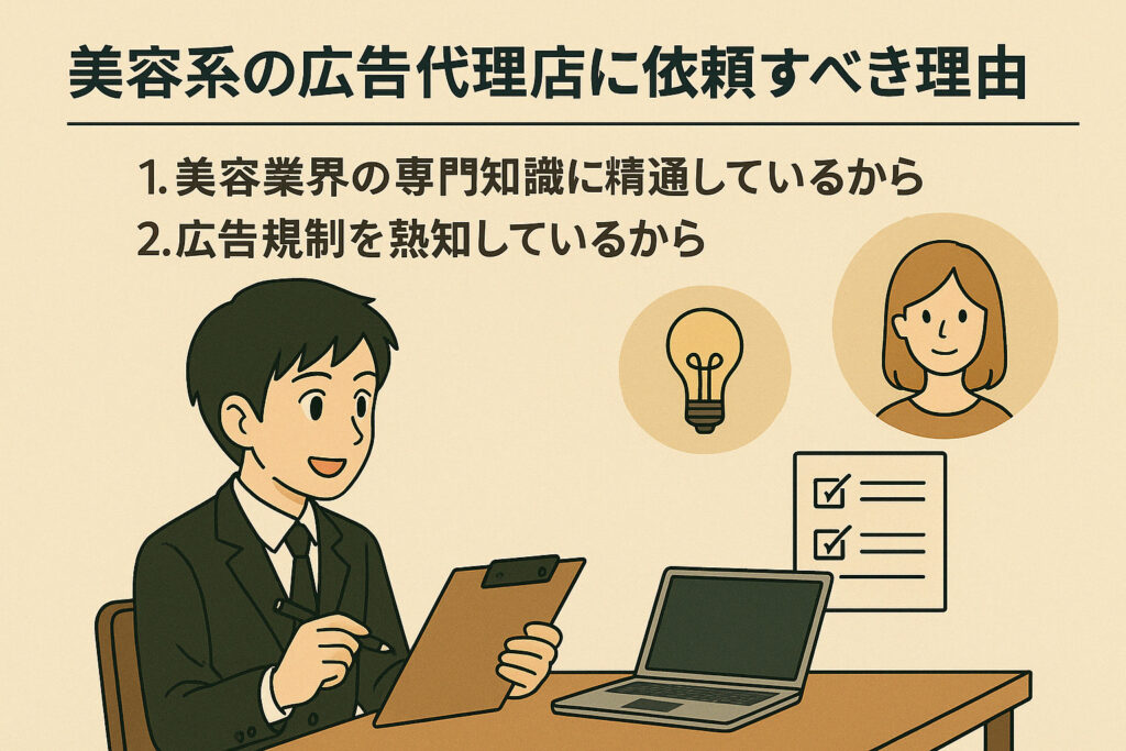 美容系の広告代理店に依頼すべき理由