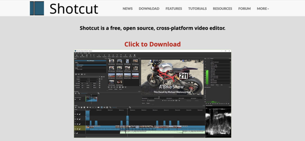 Shotcut｜オープンソースの動画編集ソフト
