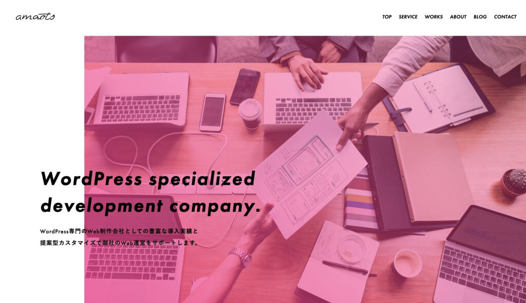 株式会社AMAOTO｜Wrodpressに特化