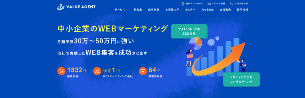 株式会社バリューエージェント｜実績豊かなメンバーによるWebマーケティング代行
