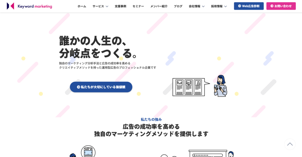 株式会社キーワードマーケティング|コストを抑えたリスティング広告運用を提供