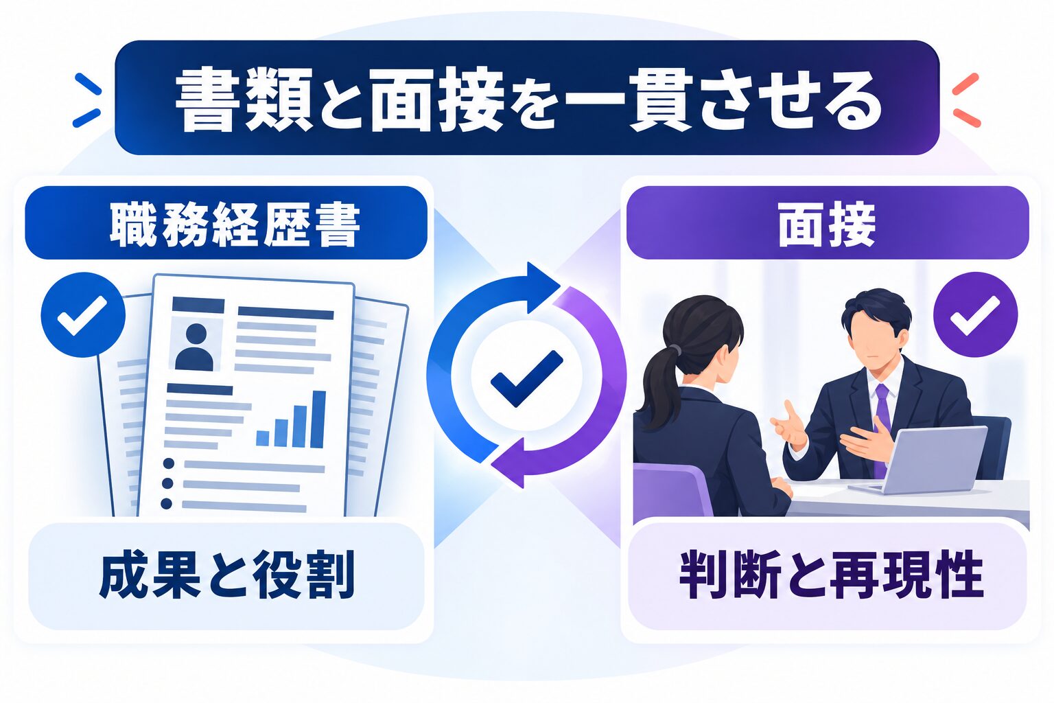 アクセンチュア転職で職務経歴書の成果と役割を面接の判断と再現性へつなぐ図解