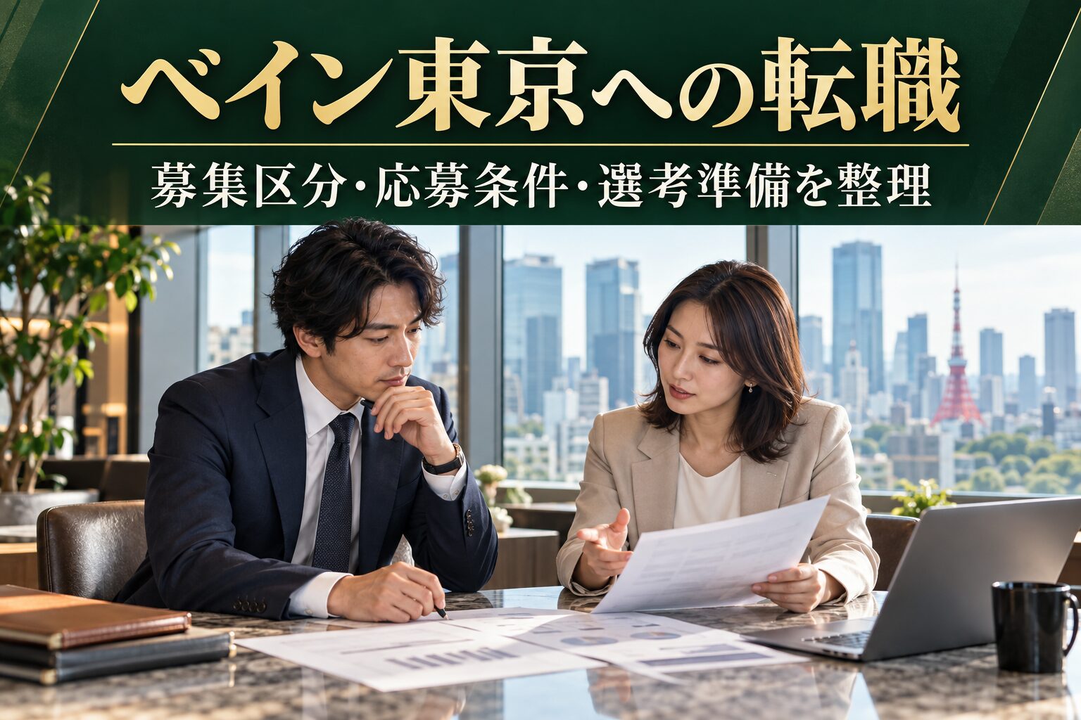 ベインへの転職｜東京中途採用の応募条件・選考とケース対策を解説