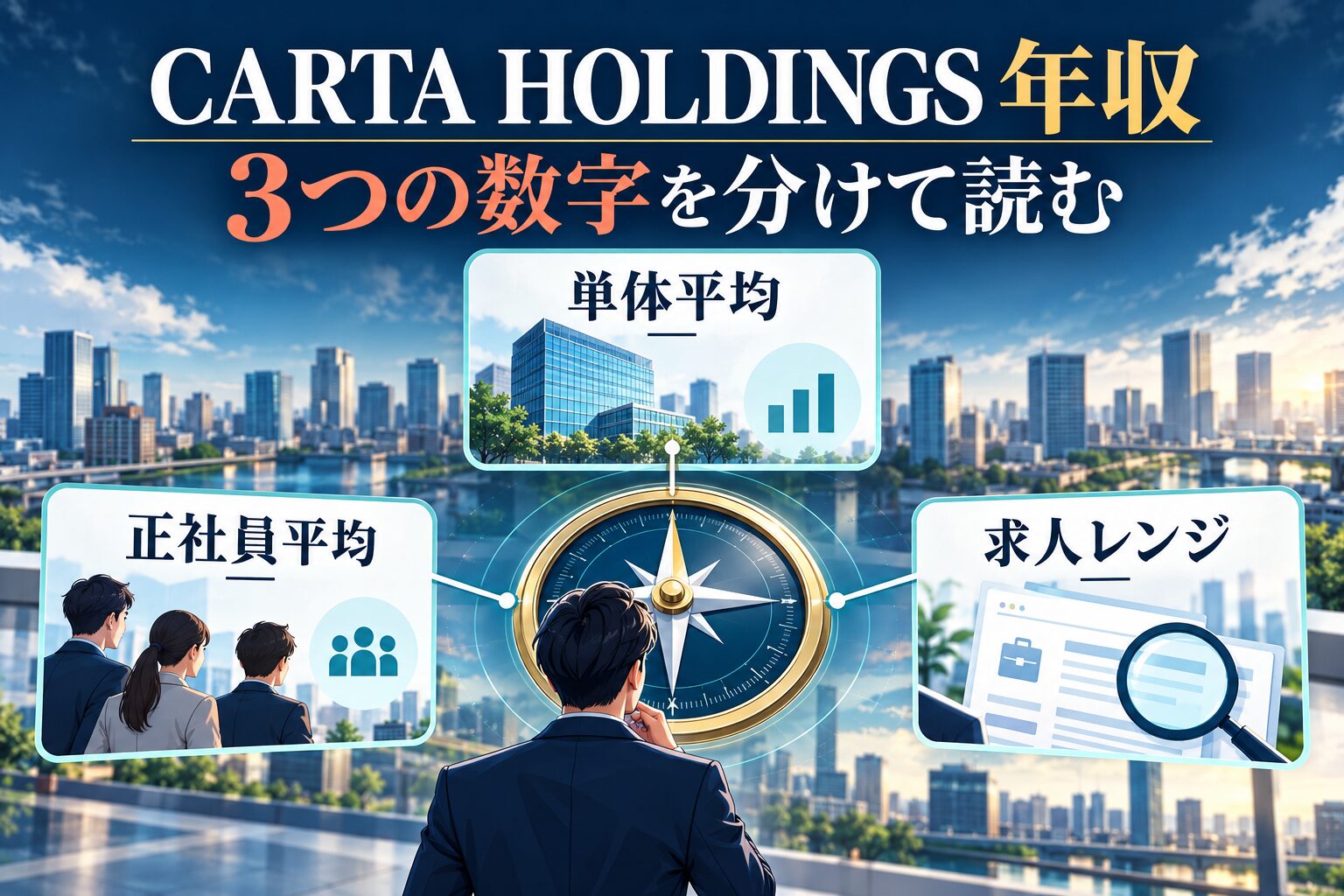CARTA HOLDINGSの年収は？平均・職種別求人・給与制度を解説