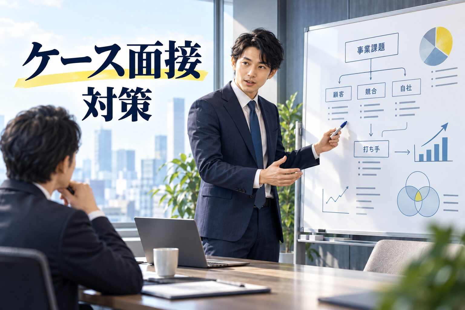 ケース面接対策の完全ガイド｜回答の6ステップ・例題・練習方法を解説