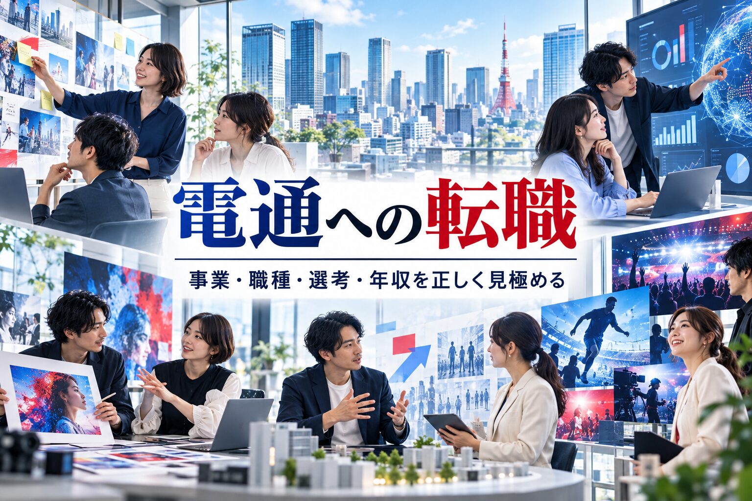 電通への転職｜事業・職種・選考・年収を正しく見極める