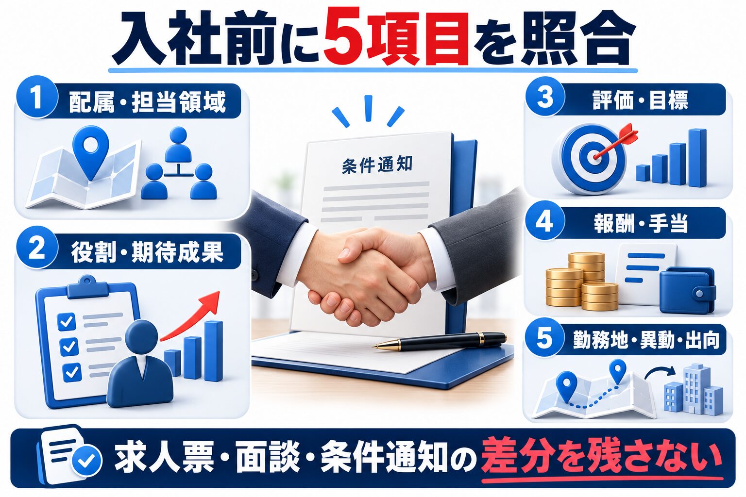 電通への転職で入社前に配属・役割・評価・報酬・勤務地や異動を照合する図解