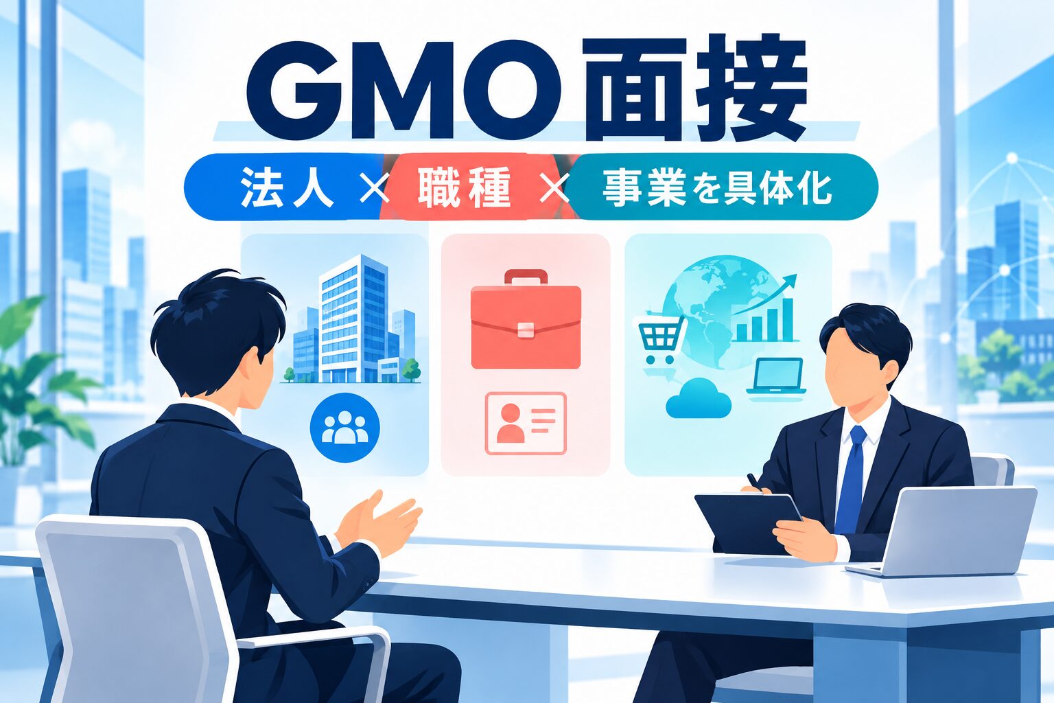 GMOの面接対策｜中途の想定質問・志望動機・逆質問を解説