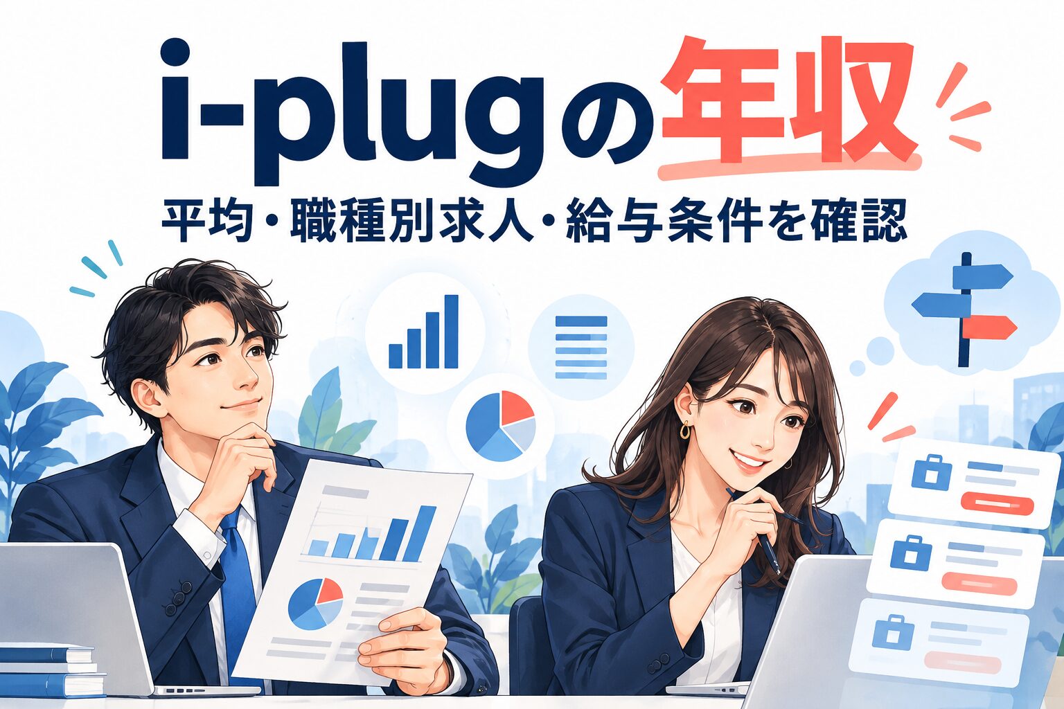 i-plugの年収は約620万円｜職種別の募集年収・給与制度・転職時の確認点
