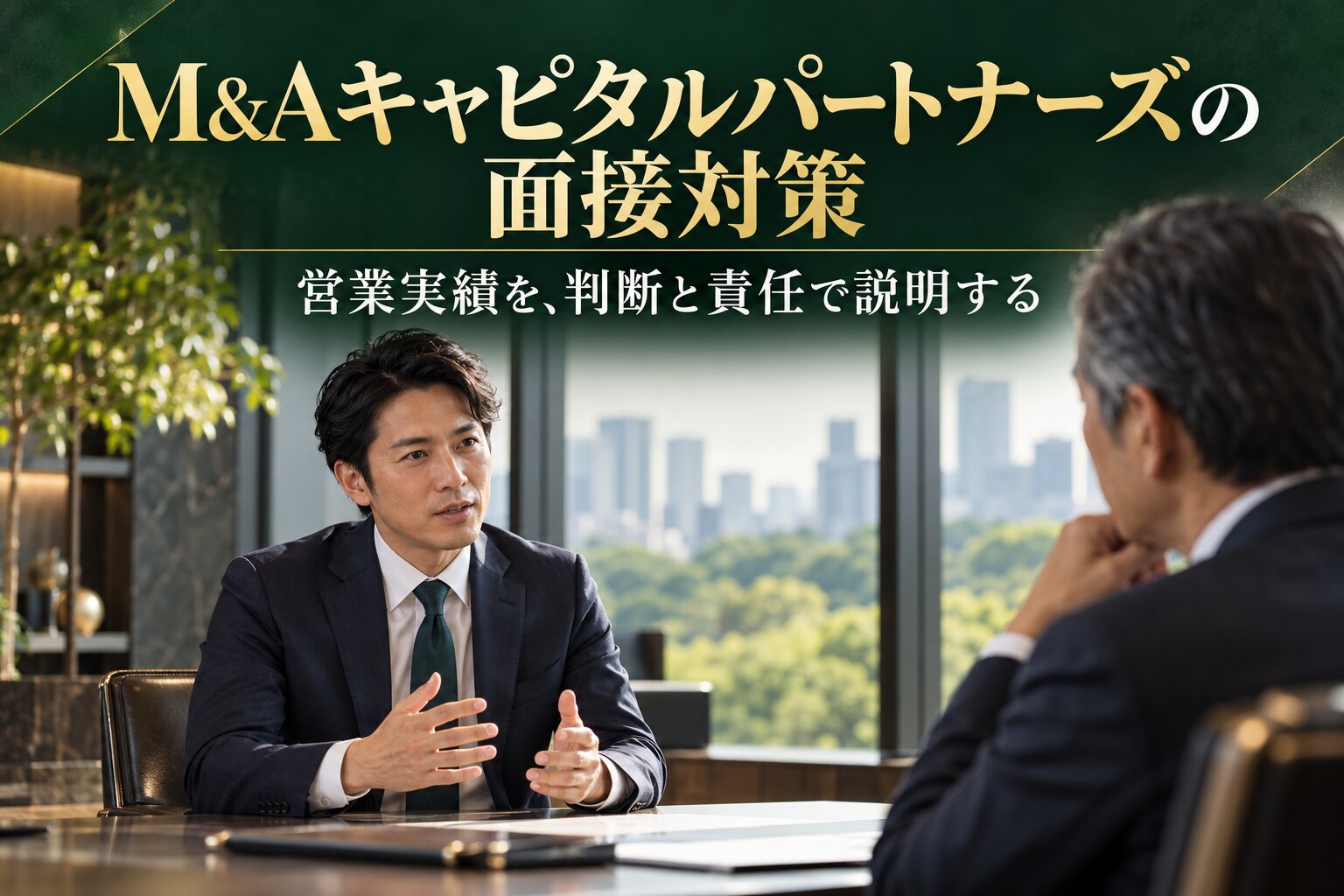 M&Aキャピタルパートナーズの中途面接対策｜職種別選考と実績の伝え方