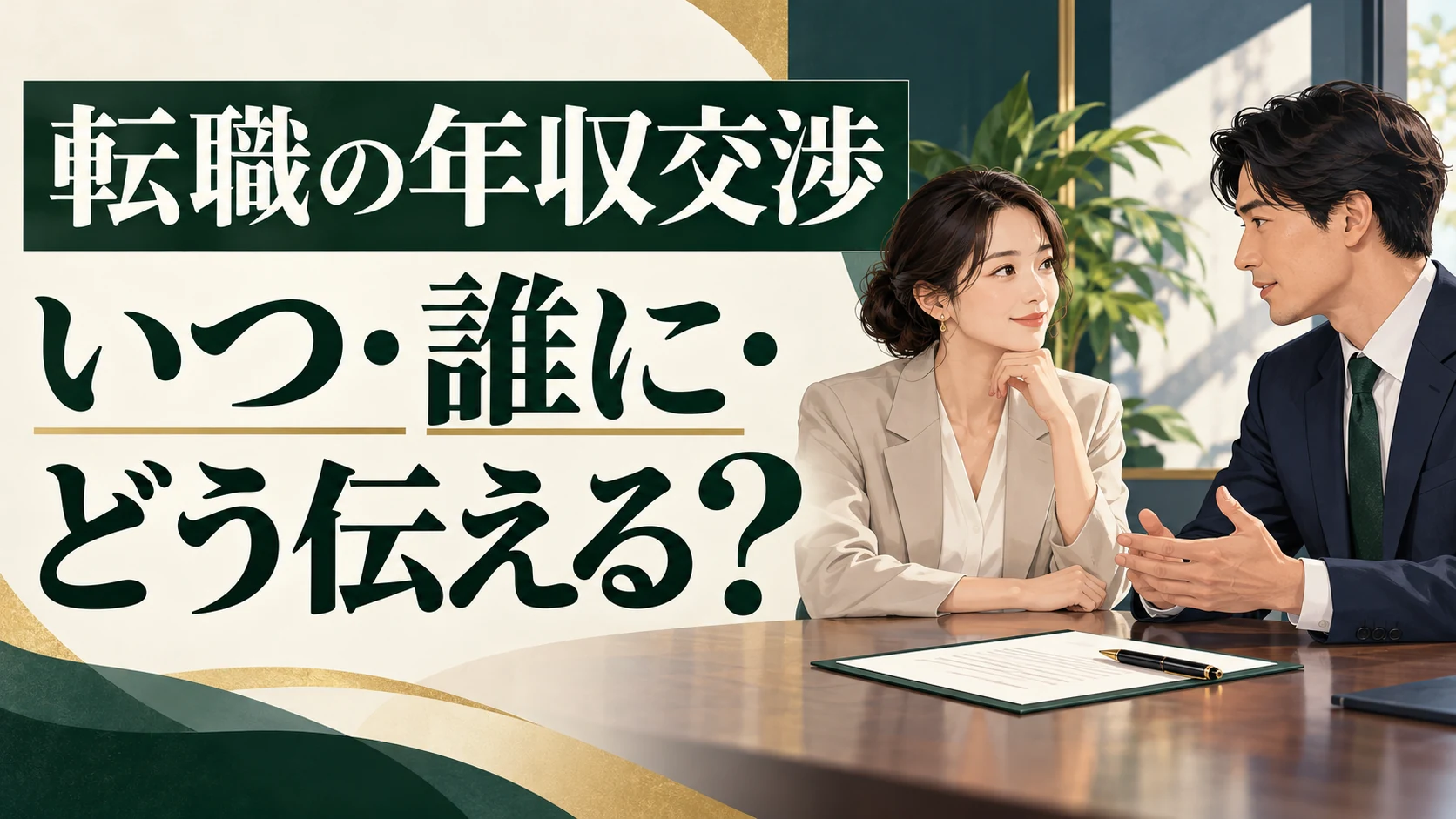 転職の年収交渉はいつ・どう伝える？面接回答・メール例と承諾前の確認