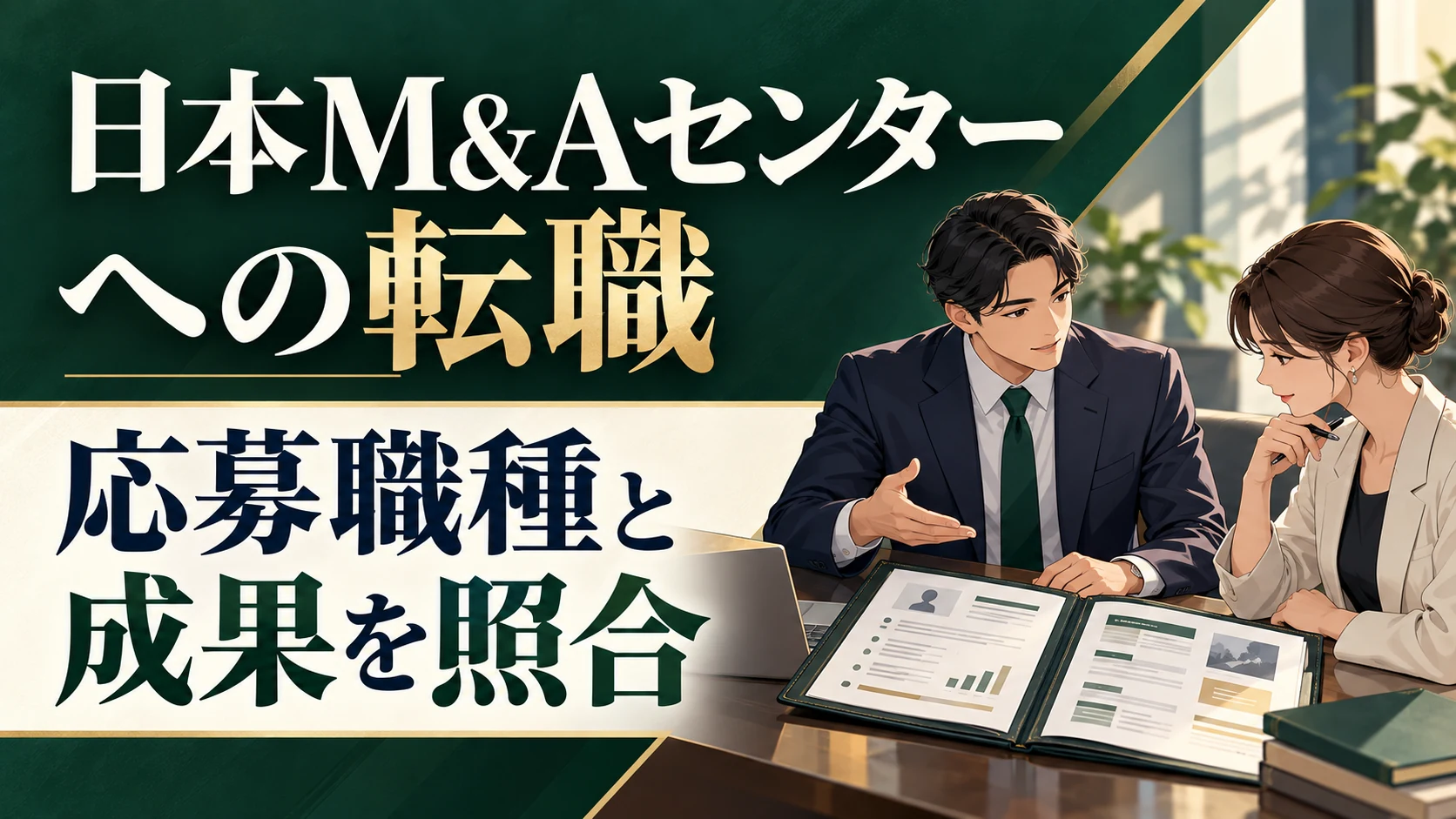 日本M&Aセンターへ転職｜職種別の応募条件・選考と年収の確認