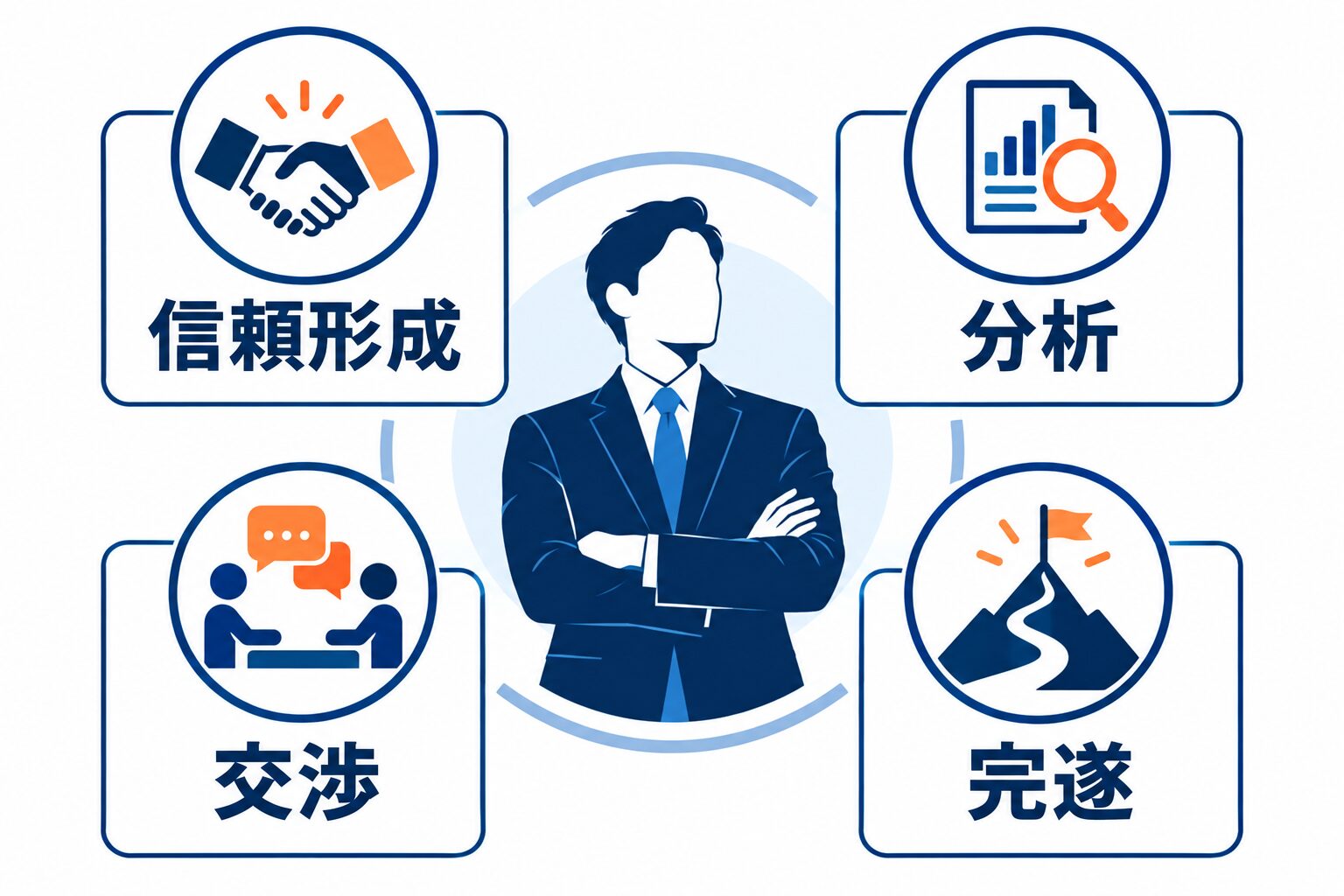 ストライク転職で業務工程と経験証拠を対応させる図解