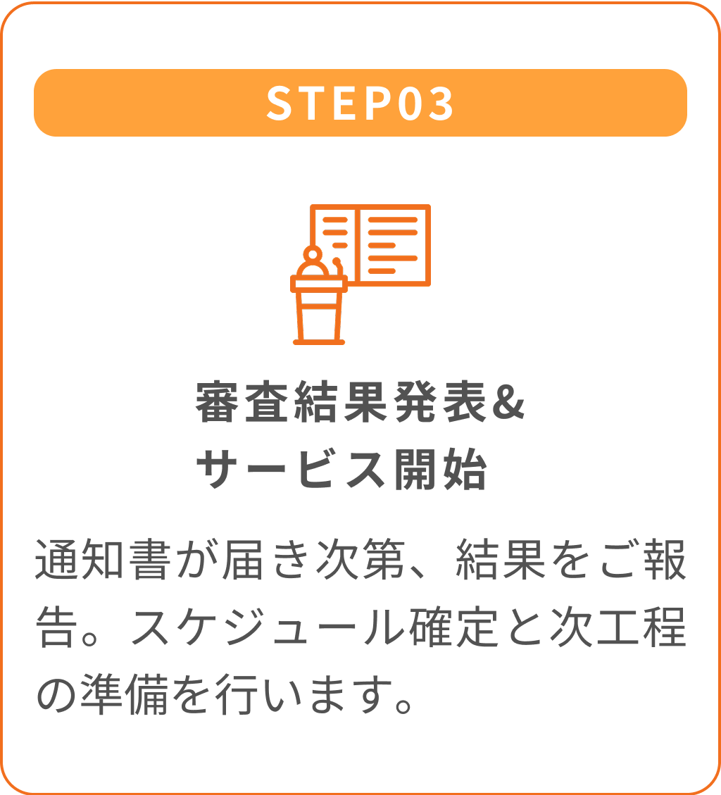 サービス導入の流れ-3